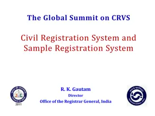 Comprehensive Overview of Civil Registration System in India