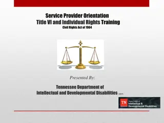 Human and Civil Rights in DIDD Services