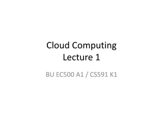 Cloud Computing Lecture Series Overview