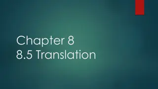 Understanding Translation in Genetic Processes