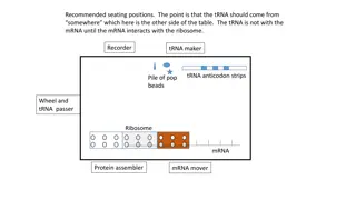 Recommended Seating Positions for Molecular Biology Class