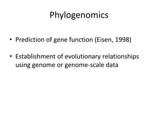 Phylogenomics and Gene Function Prediction in Evolutionary Biology