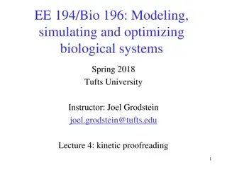 Kinetic Proofreading in Biological Systems