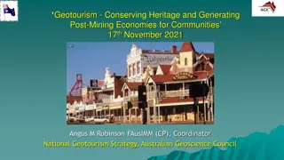 Exploring Geotourism: Heritage Conservation and Economic Opportunities