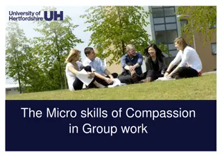 Enhancing Compassion in Group Work: Understanding Student Experiences