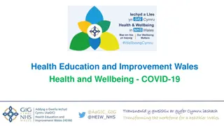 Health Education and Improvement Wales - Transforming Workforce for a Healthier Wales during COVID-19