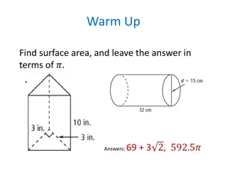 Geometry Concepts for Surface Area Calculations