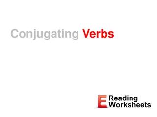 Understanding Verb Conjugation in Grammar