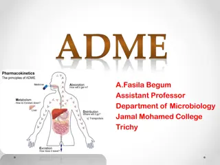 ADME in Pharmacokinetics and Pharmacology