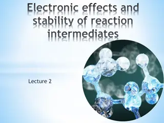 Electronic Effects and Stability of Reaction Intermediates