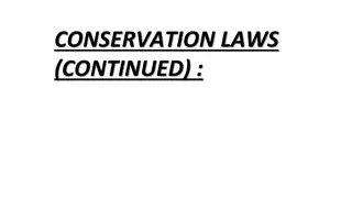 Conservation Laws: Charge Conjugation, Parity Symmetry, and Violation