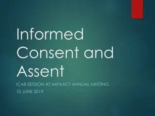 Informed Consent in Clinical Research