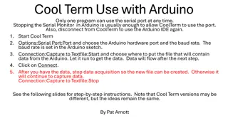 Using CoolTerm with Arduino for Serial Data Capture