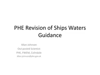 Revision of Guidelines for Water Quality on Merchant Ships and Vessels