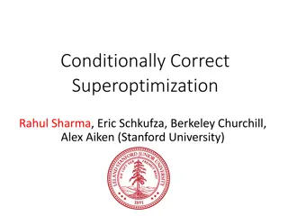 Superoptimization: Accelerating Code Performance through Conditional Correctness