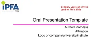 Guidelines for Effective Oral Presentation Preparation