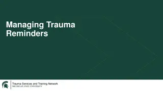 Understanding and Managing Trauma Reminders in Training