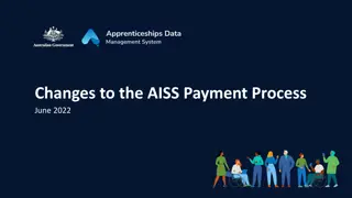 Changes to AISS Payment Process and Validation Report for Apprentices