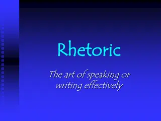 Mastering the Art of Rhetoric: Ethos, Logos, and Pathos