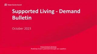 Analysis of Supported Living Demand in Essex - October 2023