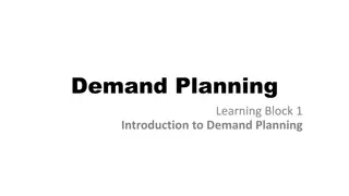 Comprehensive Introduction to Demand Planning Certification Track