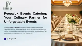 Exceptional Events Catering: Tailored Culinary Experiences for Every Occasion