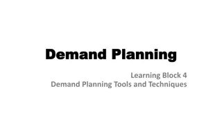 Managing Uncertainty in Demand Planning: Tools and Techniques