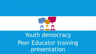 Youth Democracy Peer Educator Training Presentation