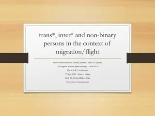 Challenges Faced by Trans, Intersex, and Non-Binary Individuals in Migration: A Human Rights Perspective