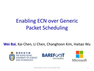 Enhancing Data Center Network Performance through Packet Scheduling and ECN