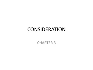 Understanding Consideration in Contract Law