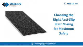 Choosing the Right Anti-Slip Stair Nosing for Maximum Safety