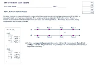 Multicore Memory Models and CPU Protection in Operating Systems