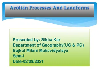 Aeolian Processes and Landforms