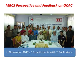 Insights on Organisational Capacity Assessment for Myanmar Red Cross Society