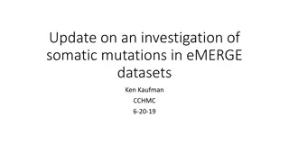 Comprehensive Analysis of Somatic Mutations in eMERGE Datasets