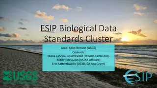 Advancing Biological Data Standards for Marine Research