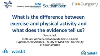 The Difference Between Exercise and Physical Activity