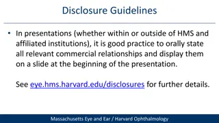 Guidelines for Commercial Disclosure in Presentations