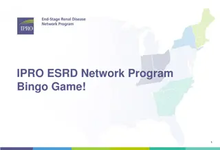 Interactive Bingo Game for ESRD Network Program Participants