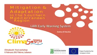 Strengthening LARI Early Warning System for Agricultural Sustainability in Beqaa Valley