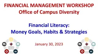 Financial Management Workshop for Campus Diversity: Money Goals, Habits & Strategies