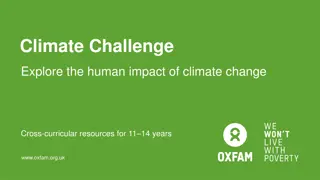 Exploring Human Impact of Climate Change Through Cross-Curricular Resources