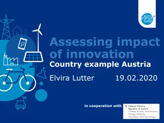 Assessing Impact of Innovation: Climate and Energy Initiatives in Austria