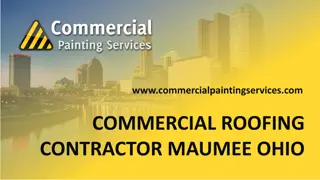 Welcome To Commercial Roofing Contractor in Maumee