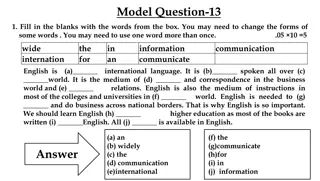 Importance of English Language in Education and Communication