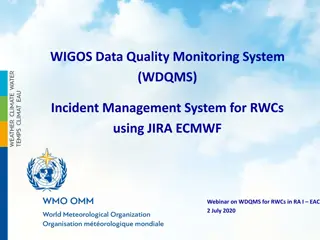 Incident Management System Workflow for RWCs using JIRA