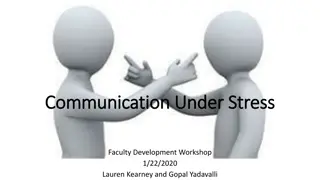 Effective Communication Strategies for Stressful Situations