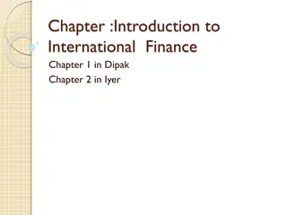 International Finance: Scope, Importance, and Challenges