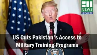 US Cuts Pakistan's Access to Military Training Programs - Impact on Bilateral Relations